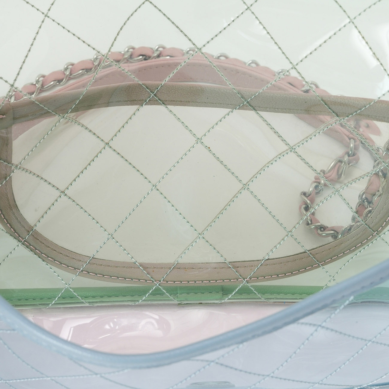 CHANEL(USED)샤넬 시즌 PVC CC로고 숄더백
