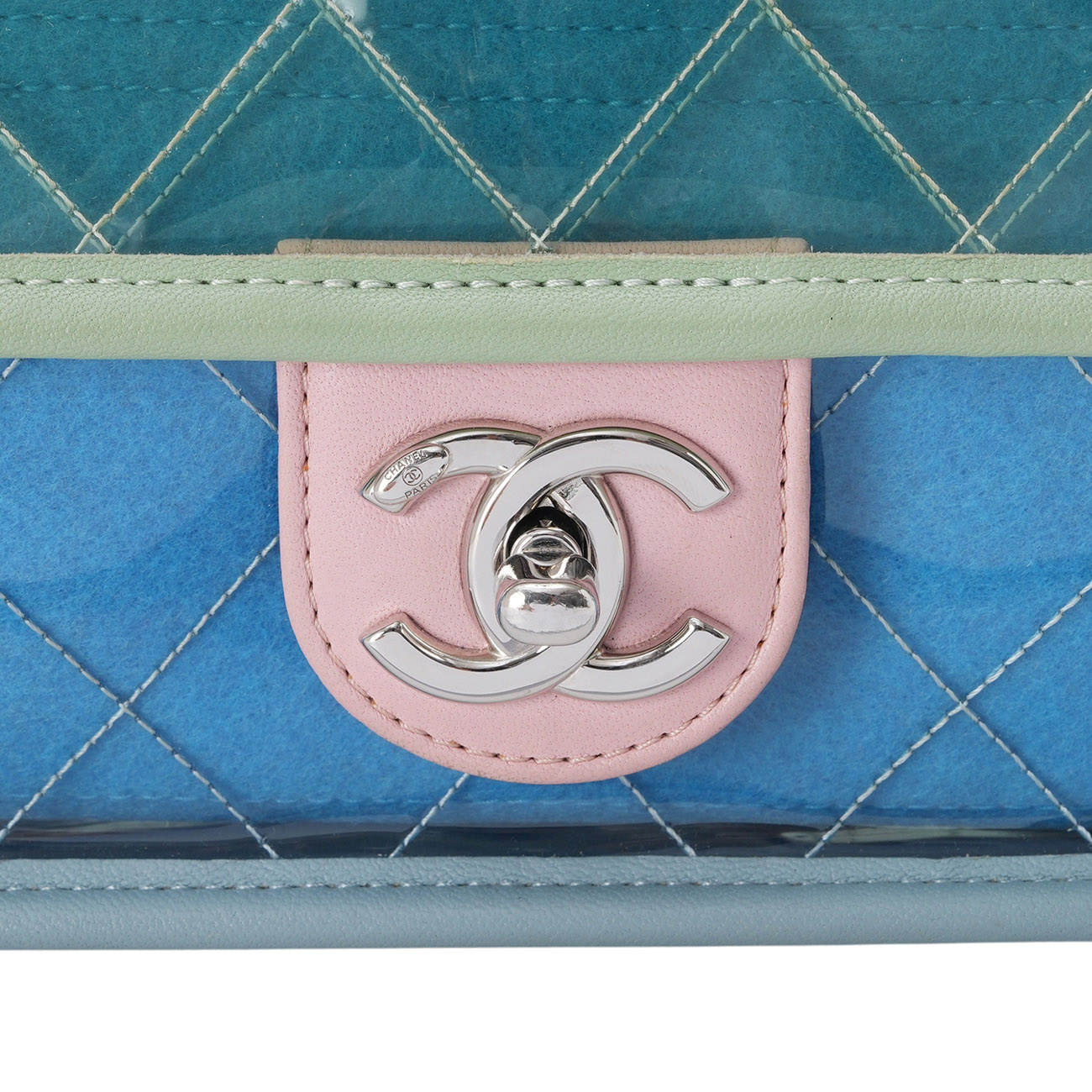 CHANEL(USED)샤넬 시즌 PVC CC로고 숄더백