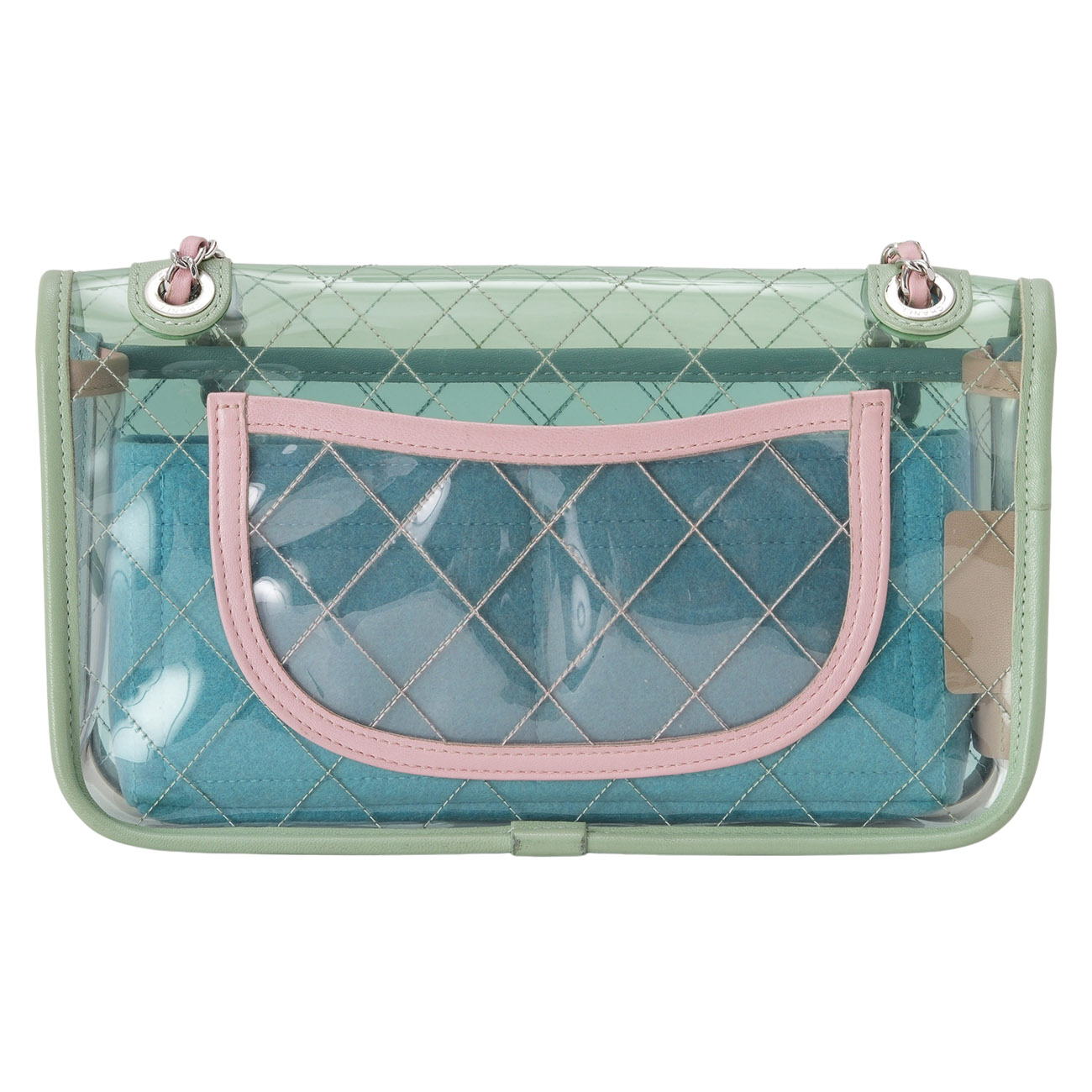 CHANEL(USED)샤넬 시즌 PVC CC로고 숄더백