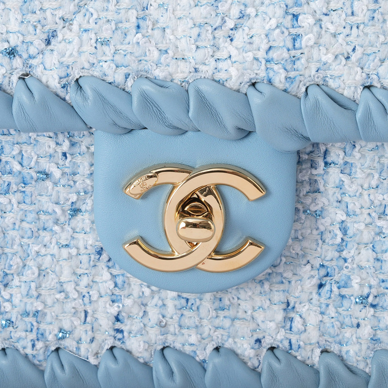 CHANEL(USED)샤넬 AS2495 시즌 트위드 미니 체인 플랩백