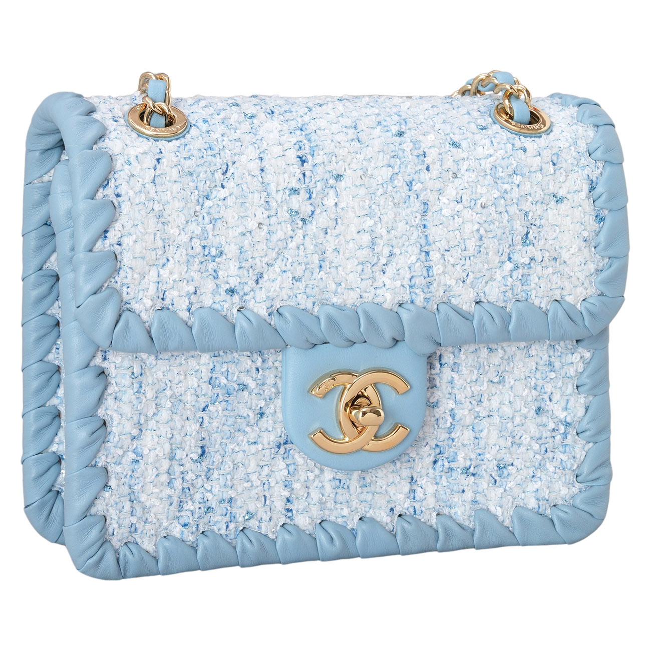 CHANEL(USED)샤넬 AS2495 시즌 트위드 미니 체인 플랩백