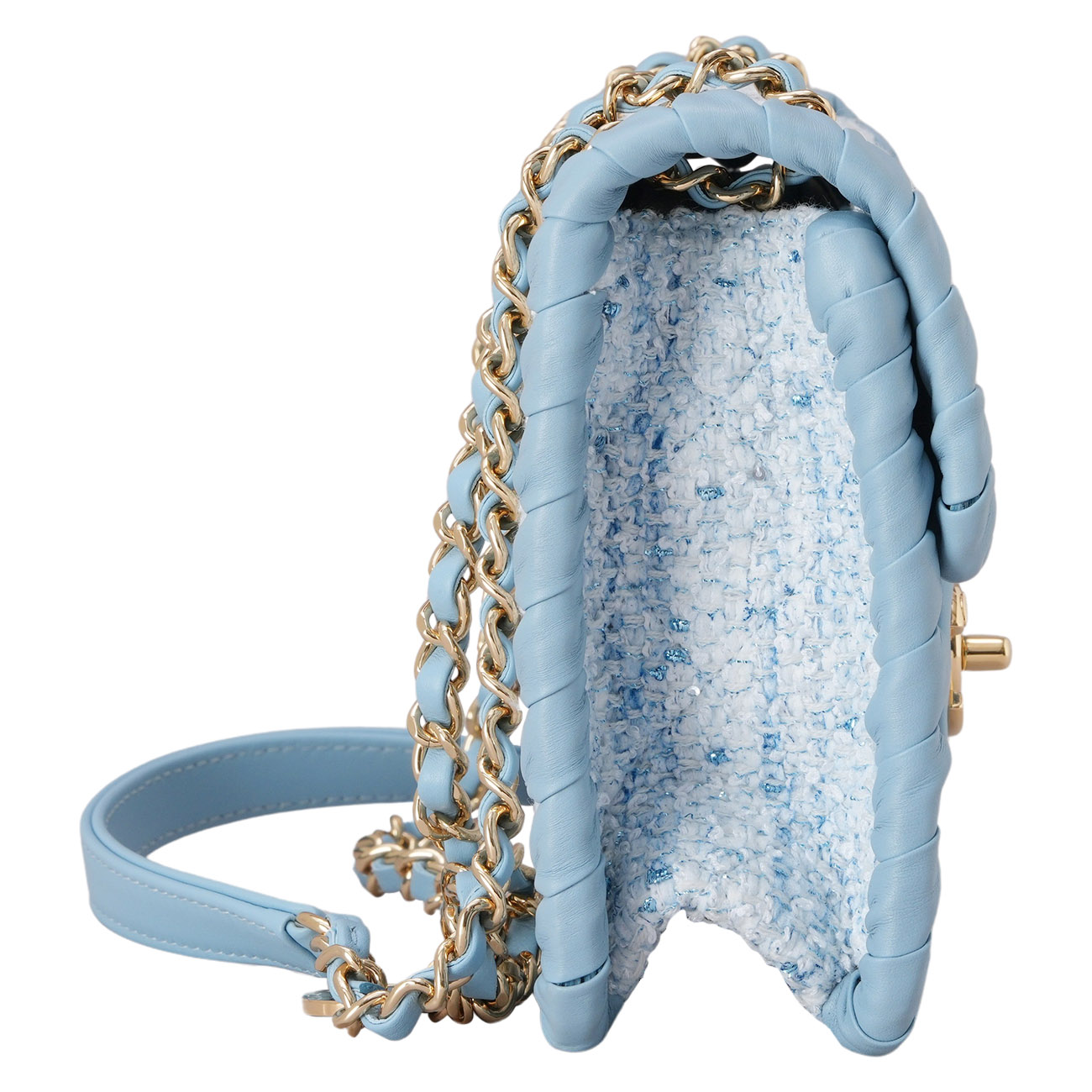 CHANEL(USED)샤넬 AS2495 시즌 트위드 미니 체인 플랩백