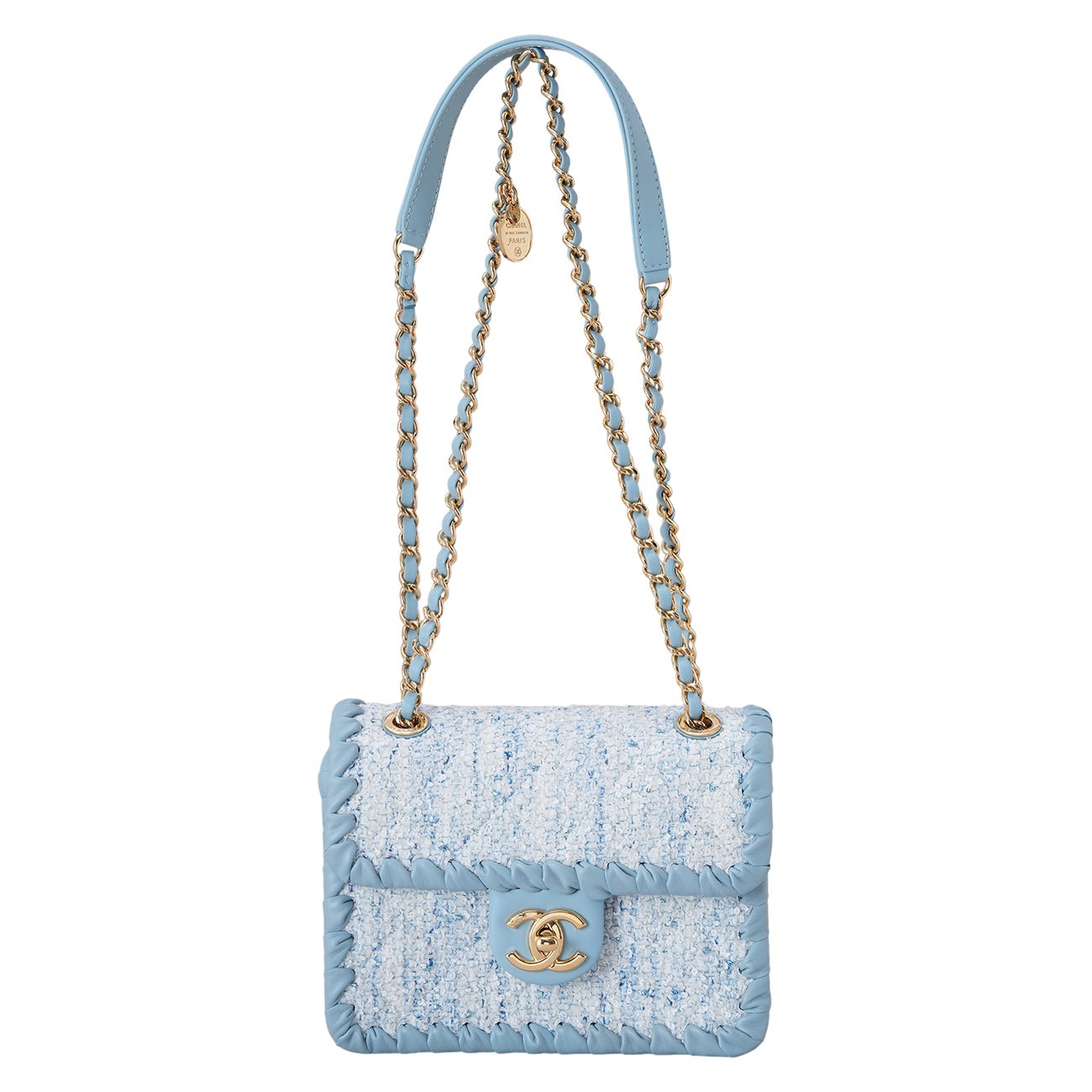 CHANEL(USED)샤넬 AS2495 시즌 트위드 미니 체인 플랩백