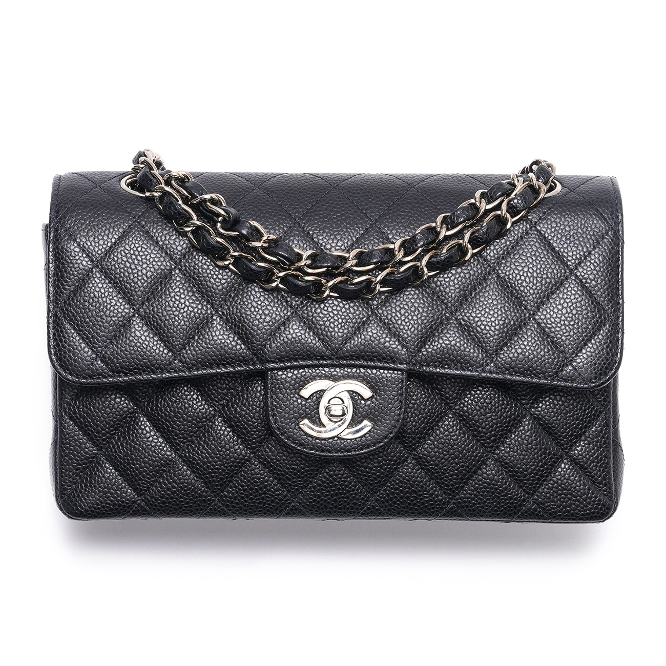 CHANEL(USED)샤넬 캐비어 클래식 스몰 플랩백