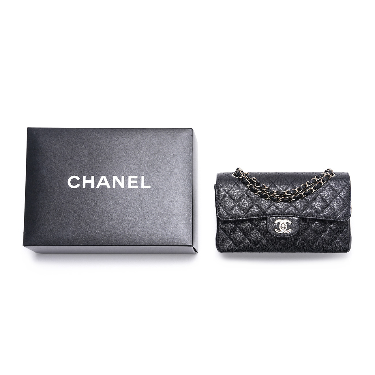 CHANEL(USED)샤넬 캐비어 클래식 스몰 플랩백