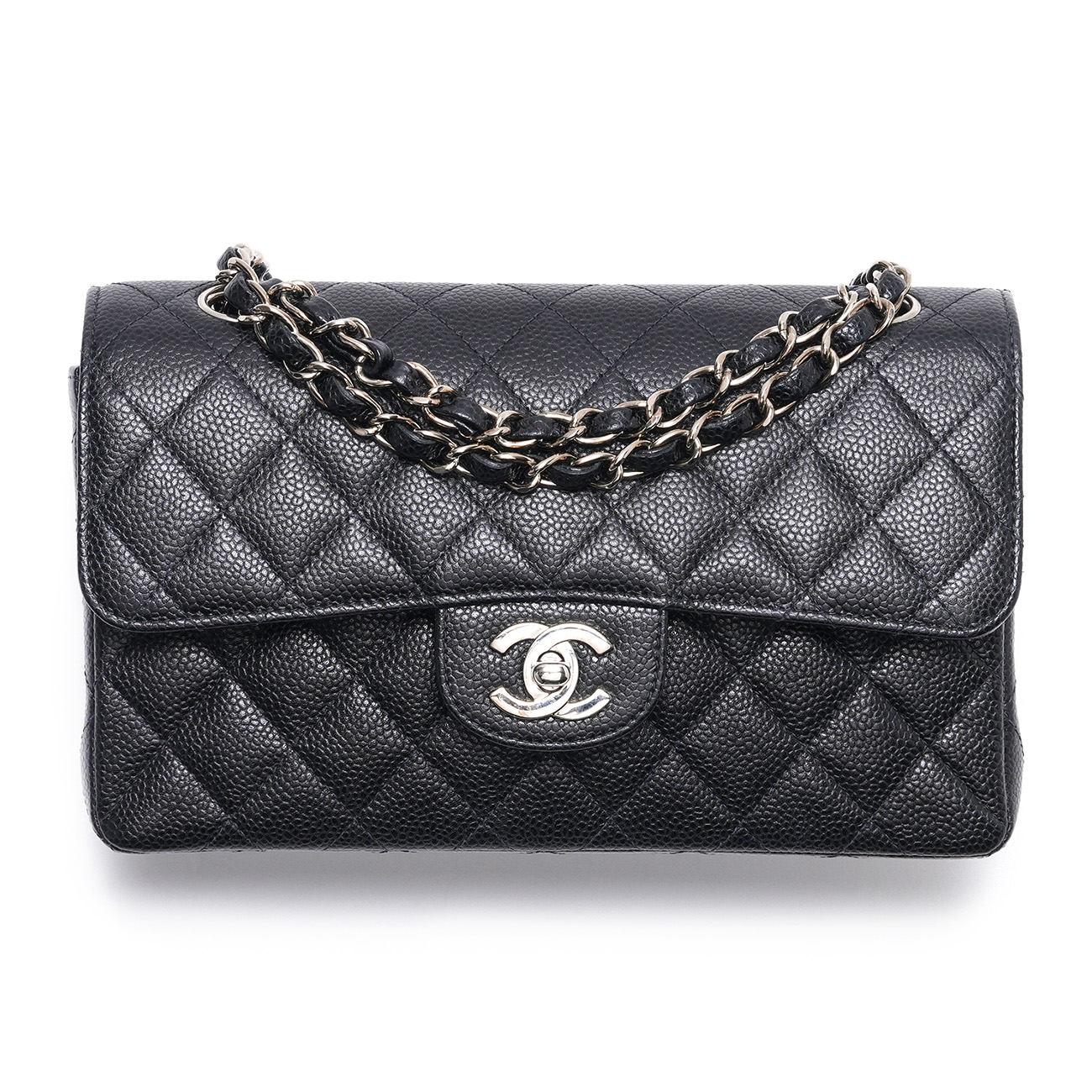 CHANEL(USED)샤넬 캐비어 클래식 스몰 플랩백