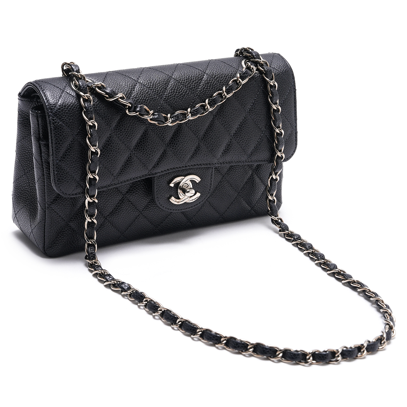 CHANEL(USED)샤넬 캐비어 클래식 스몰 플랩백
