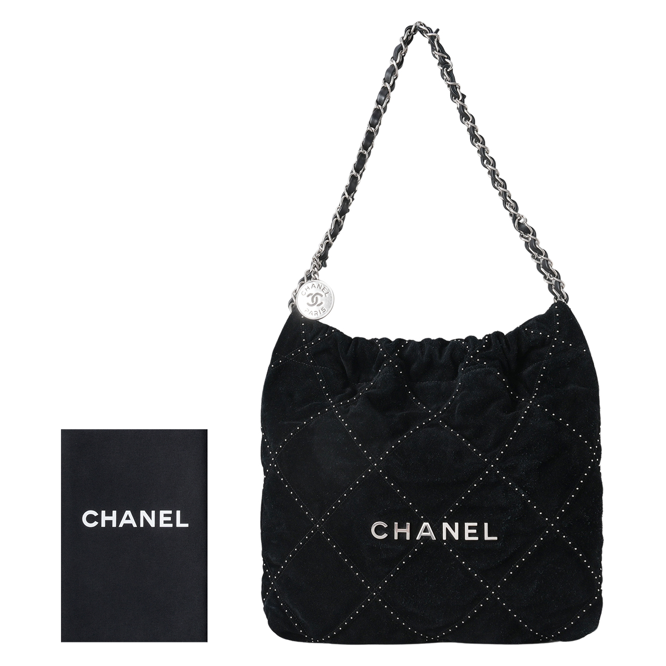 CHANEL(USED)샤넬 AS3260 스웨이드 22 스몰 핸드백