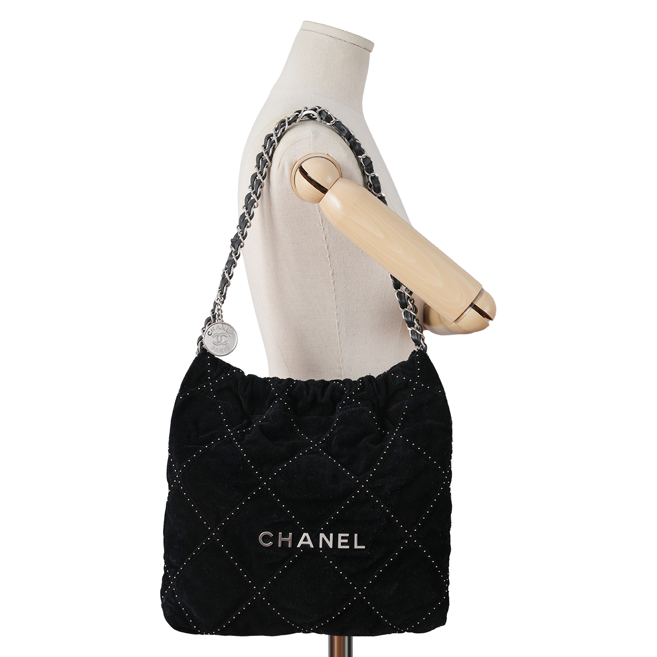 CHANEL(USED)샤넬 AS3260 스웨이드 22 스몰 핸드백