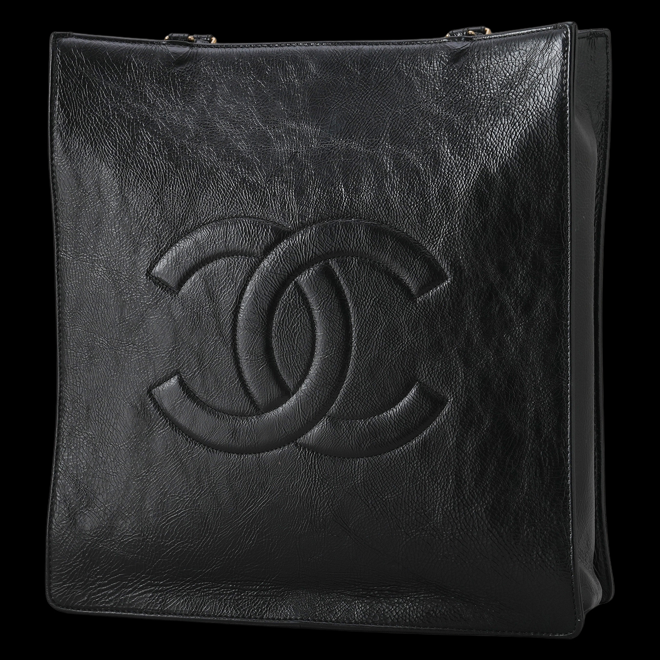 CHANEL(USED)샤넬 AS1945 CC로고 카프스킨 체인 숄더백