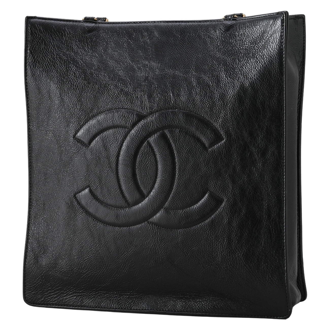 CHANEL(USED)샤넬 AS1945 CC로고 카프스킨 체인 숄더백