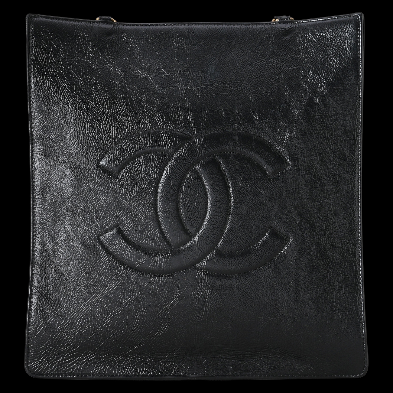 CHANEL(USED)샤넬 AS1945 CC로고 카프스킨 체인 숄더백