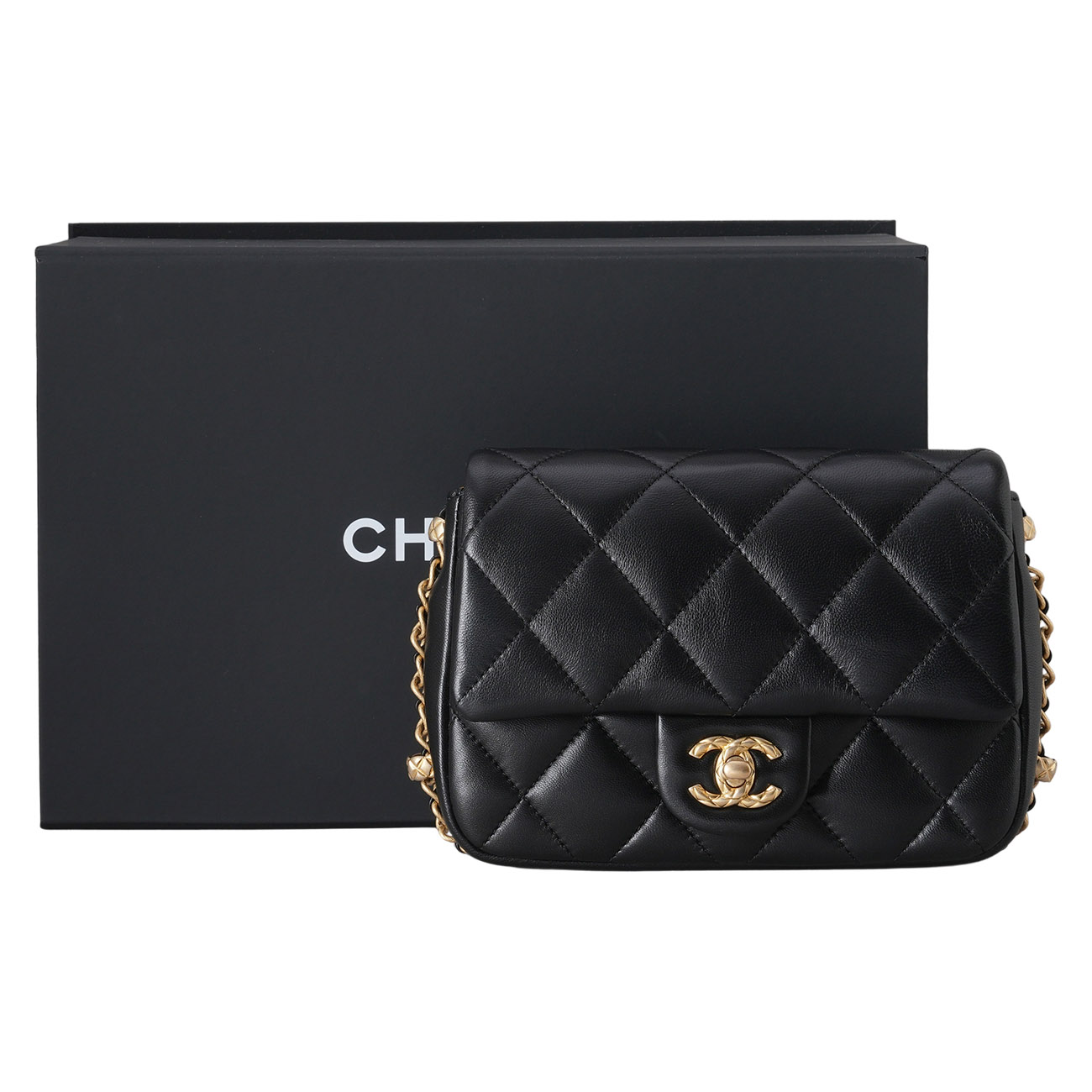CHANEL(USED)샤넬 AS4263 시즌 체인 플랩 크로스백