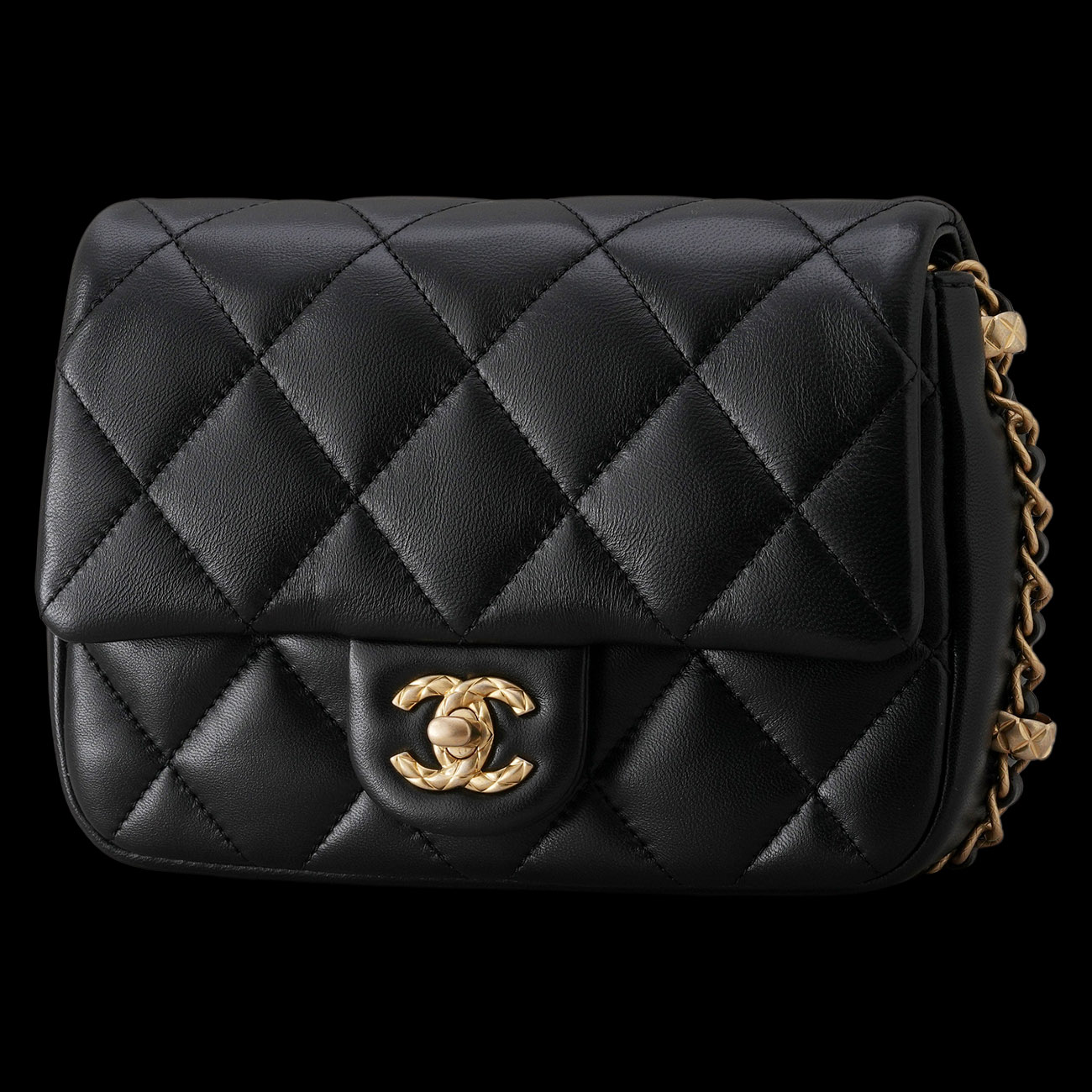 CHANEL(USED)샤넬 AS4263 시즌 체인 플랩 크로스백