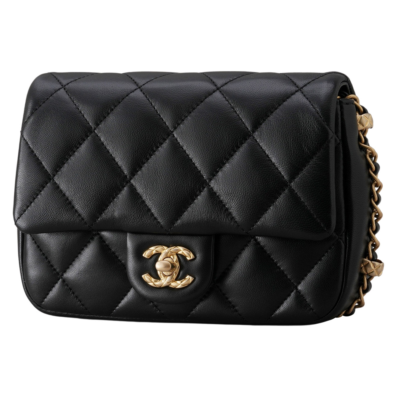 CHANEL(USED)샤넬 AS4263 시즌 체인 플랩 크로스백
