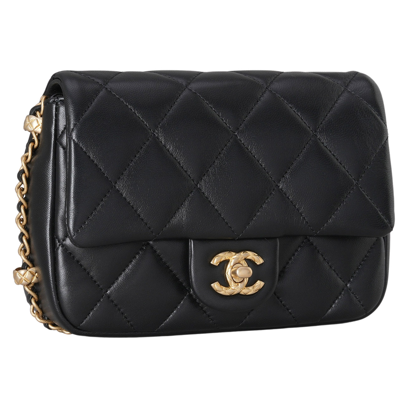CHANEL(USED)샤넬 AS4263 시즌 체인 플랩 크로스백