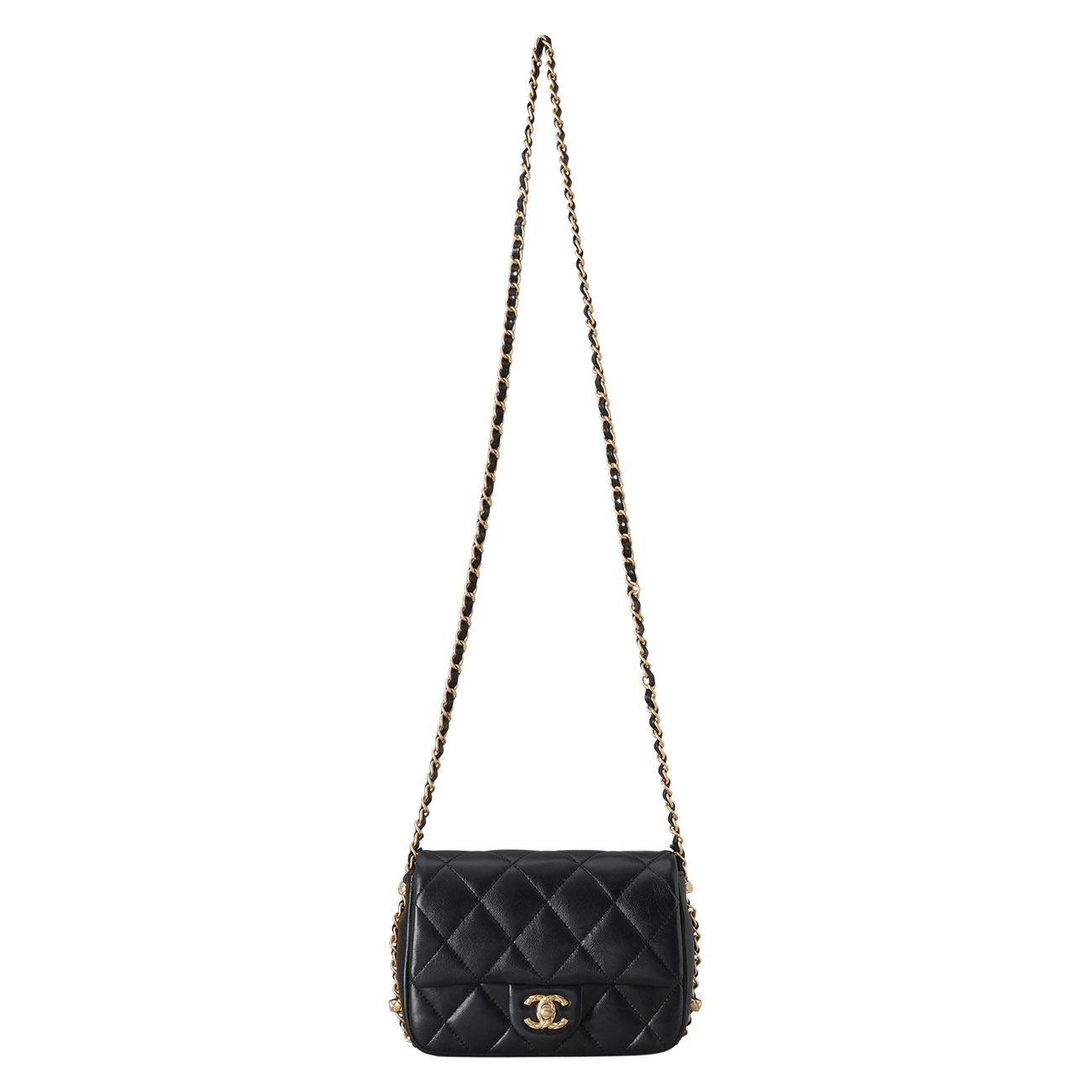 CHANEL(USED)샤넬 AS4263 시즌 체인 플랩 크로스백
