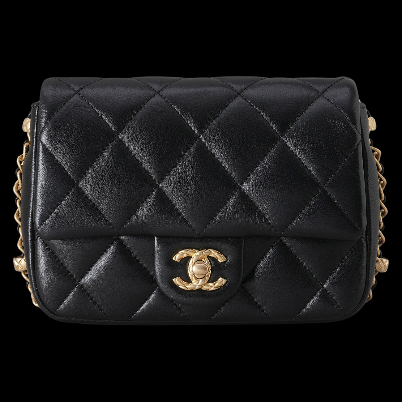 CHANEL(USED)샤넬 AS4263 시즌 체인 플랩 크로스백