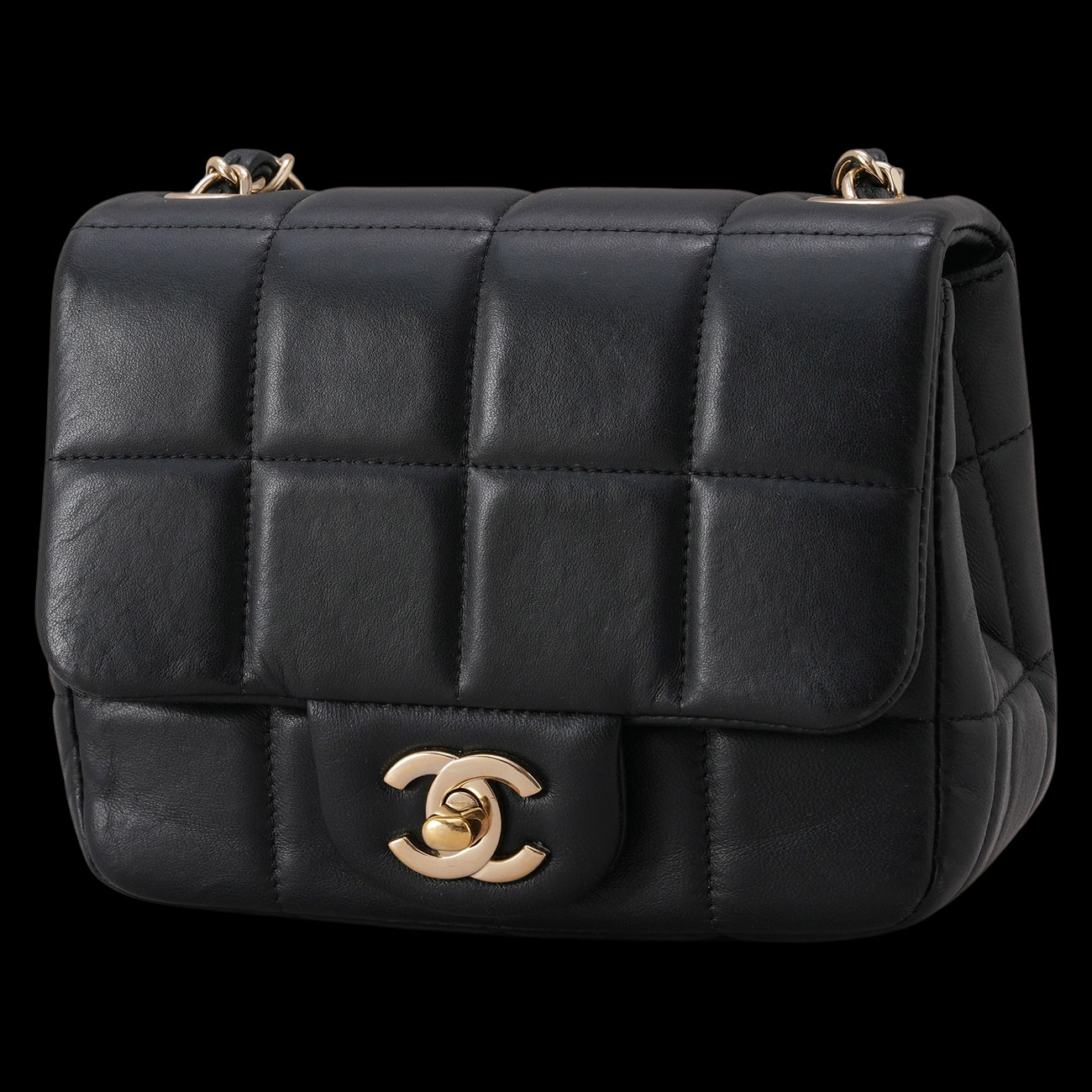 CHANEL(USED)샤넬 AS3744 시즌 큐브 미니 체인백