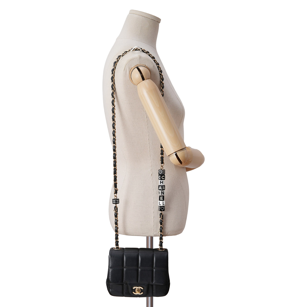 CHANEL(USED)샤넬 AS3744 시즌 큐브 미니 체인백