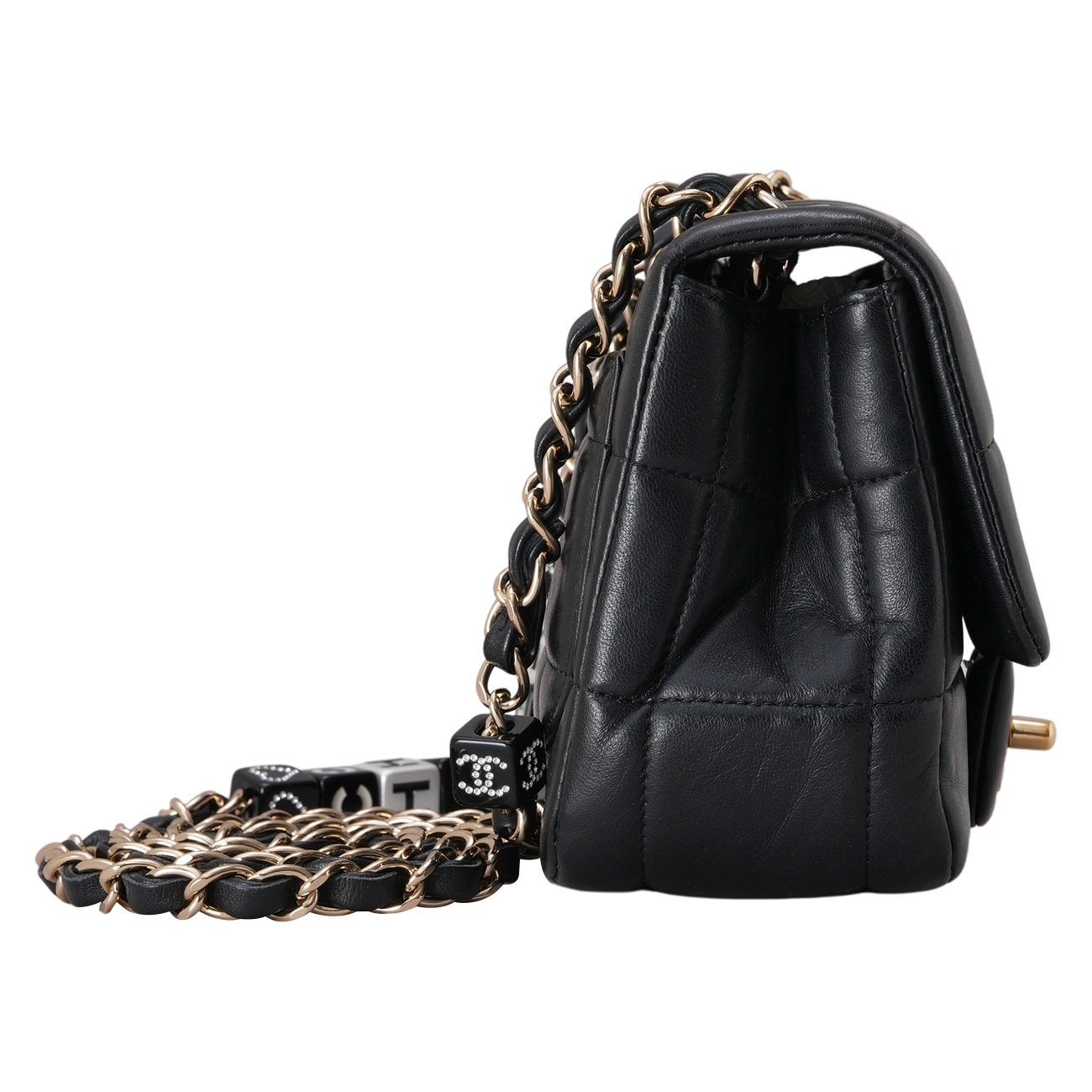 CHANEL(USED)샤넬 AS3744 시즌 큐브 미니 체인백