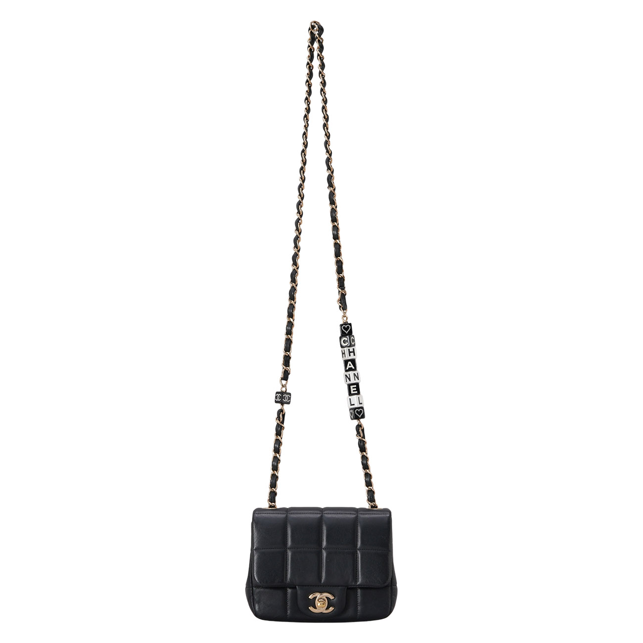 CHANEL(USED)샤넬 AS3744 시즌 큐브 미니 체인백