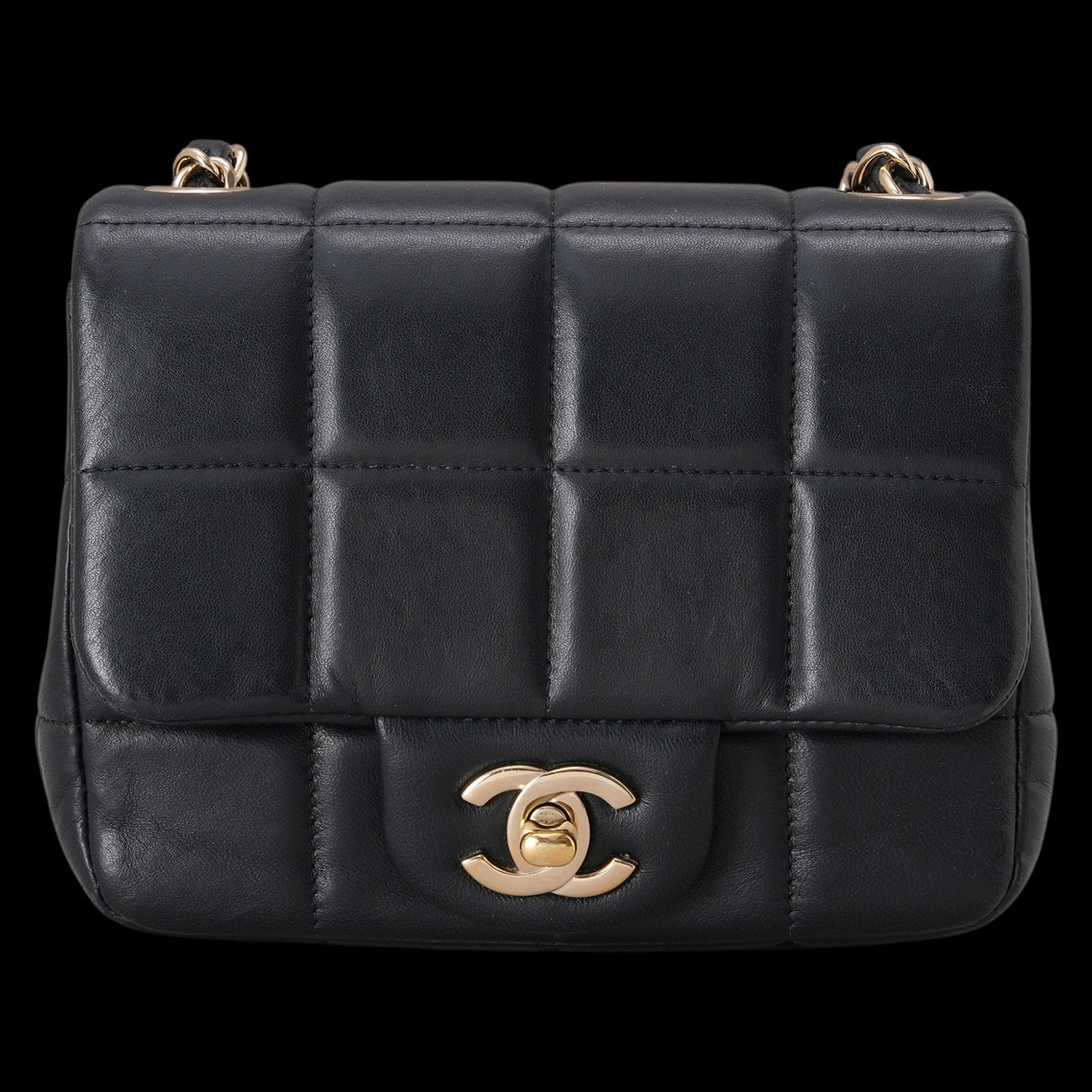 CHANEL(USED)샤넬 AS3744 시즌 큐브 미니 체인백