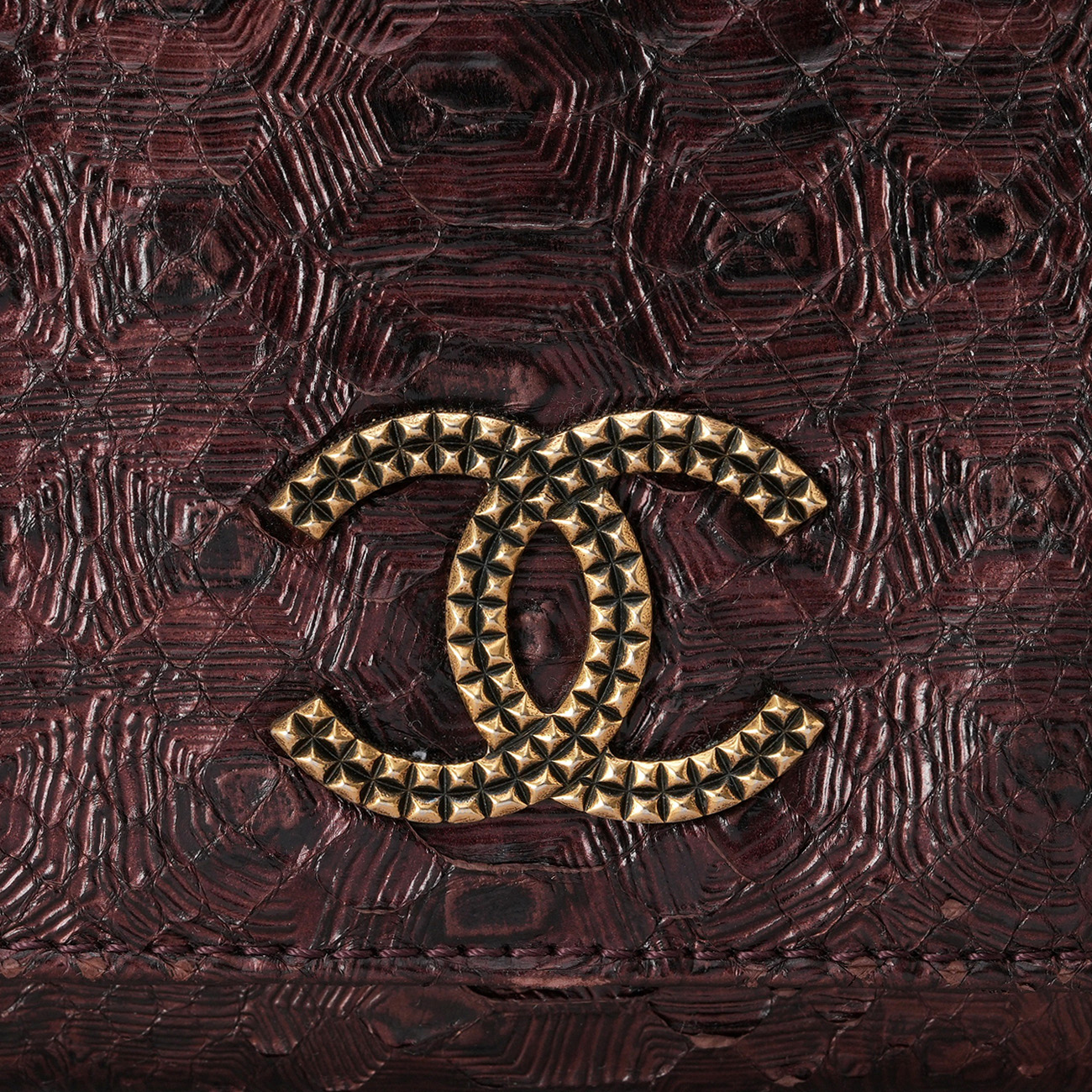 CHANEL(USED)샤넬 시즌 이그조틱 CC로고 숄더백