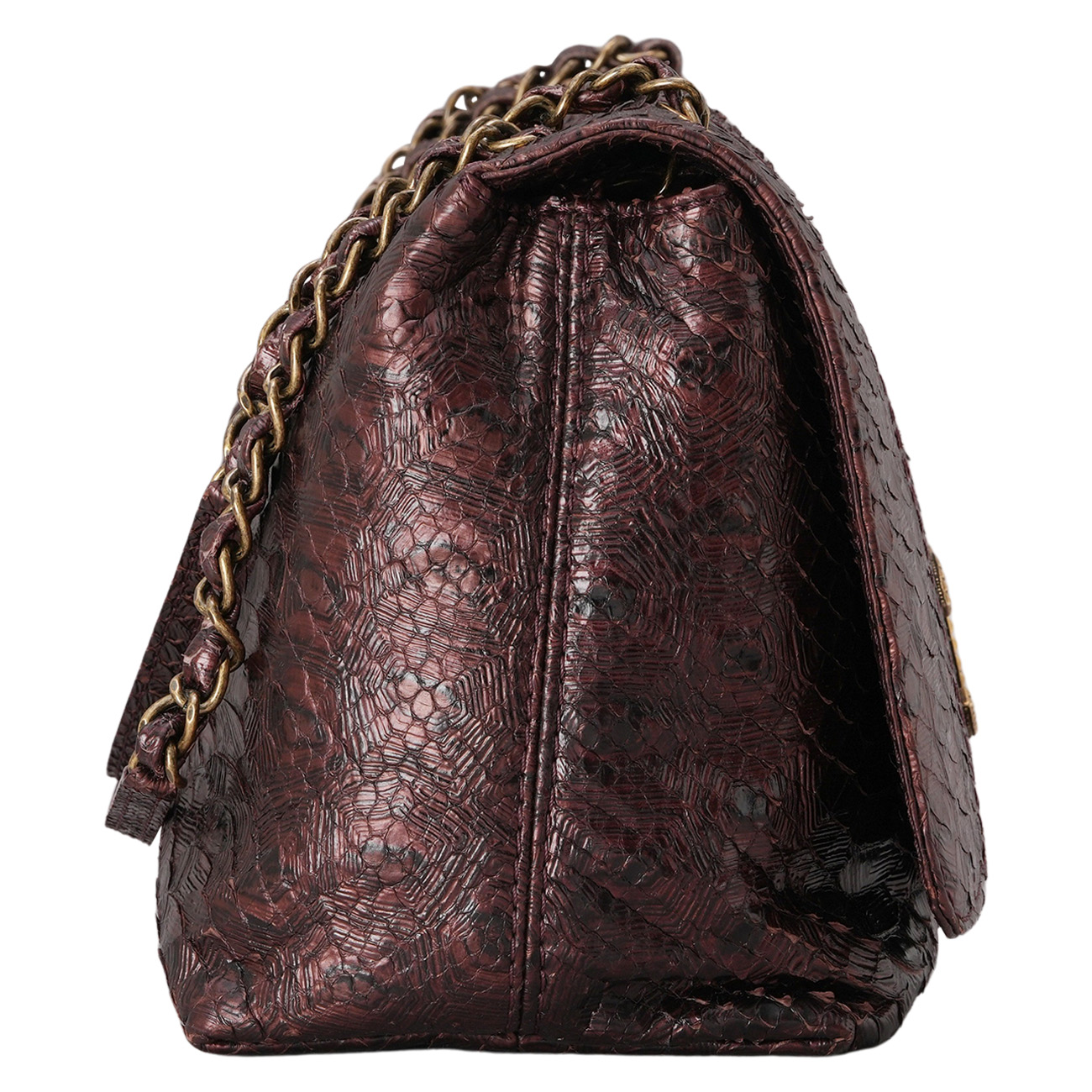 CHANEL(USED)샤넬 시즌 이그조틱 CC로고 숄더백