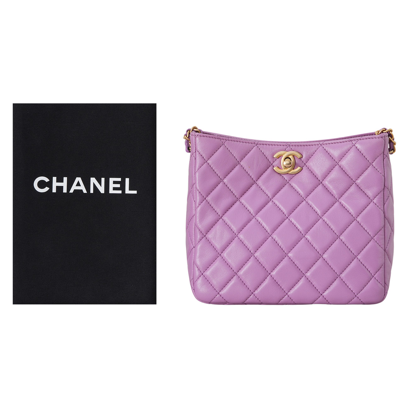 CHANEL(USED)샤넬 골든볼 호보 미니 체인 크로스백