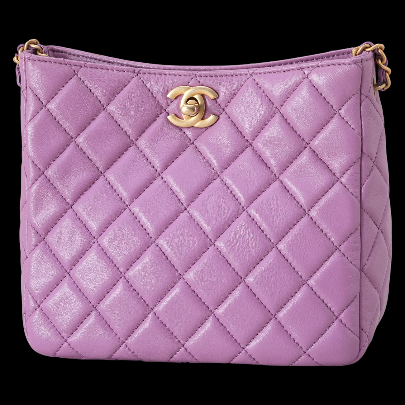 CHANEL(USED)샤넬 골든볼 호보 미니 체인 크로스백
