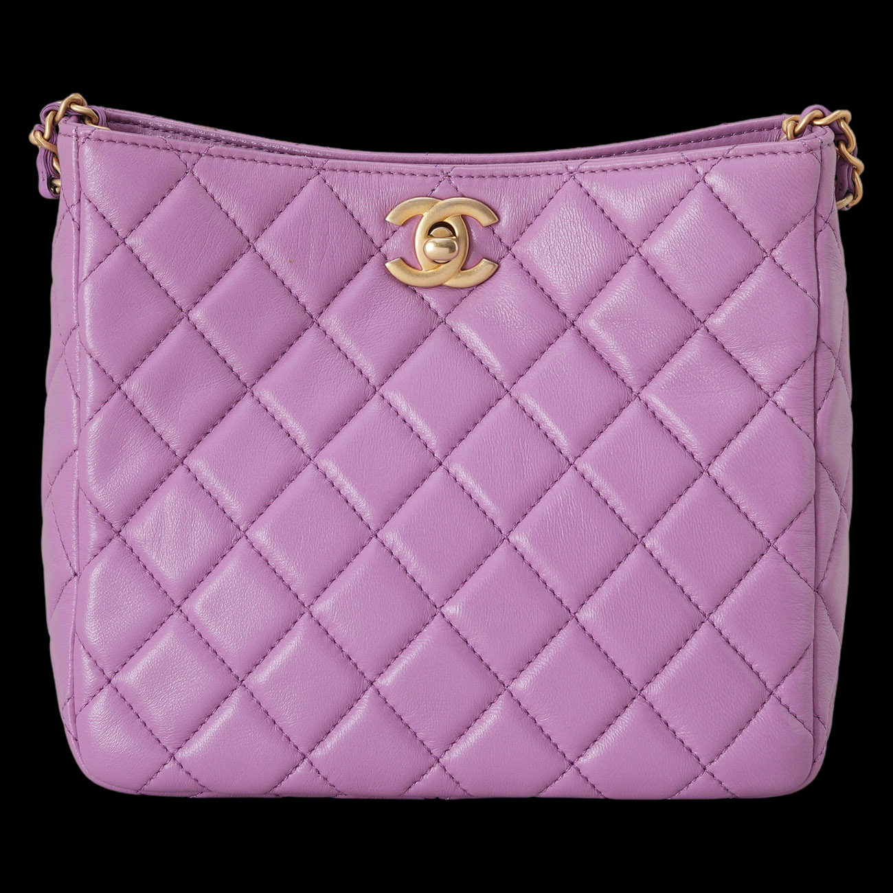 CHANEL(USED)샤넬 골든볼 호보 미니 체인 크로스백