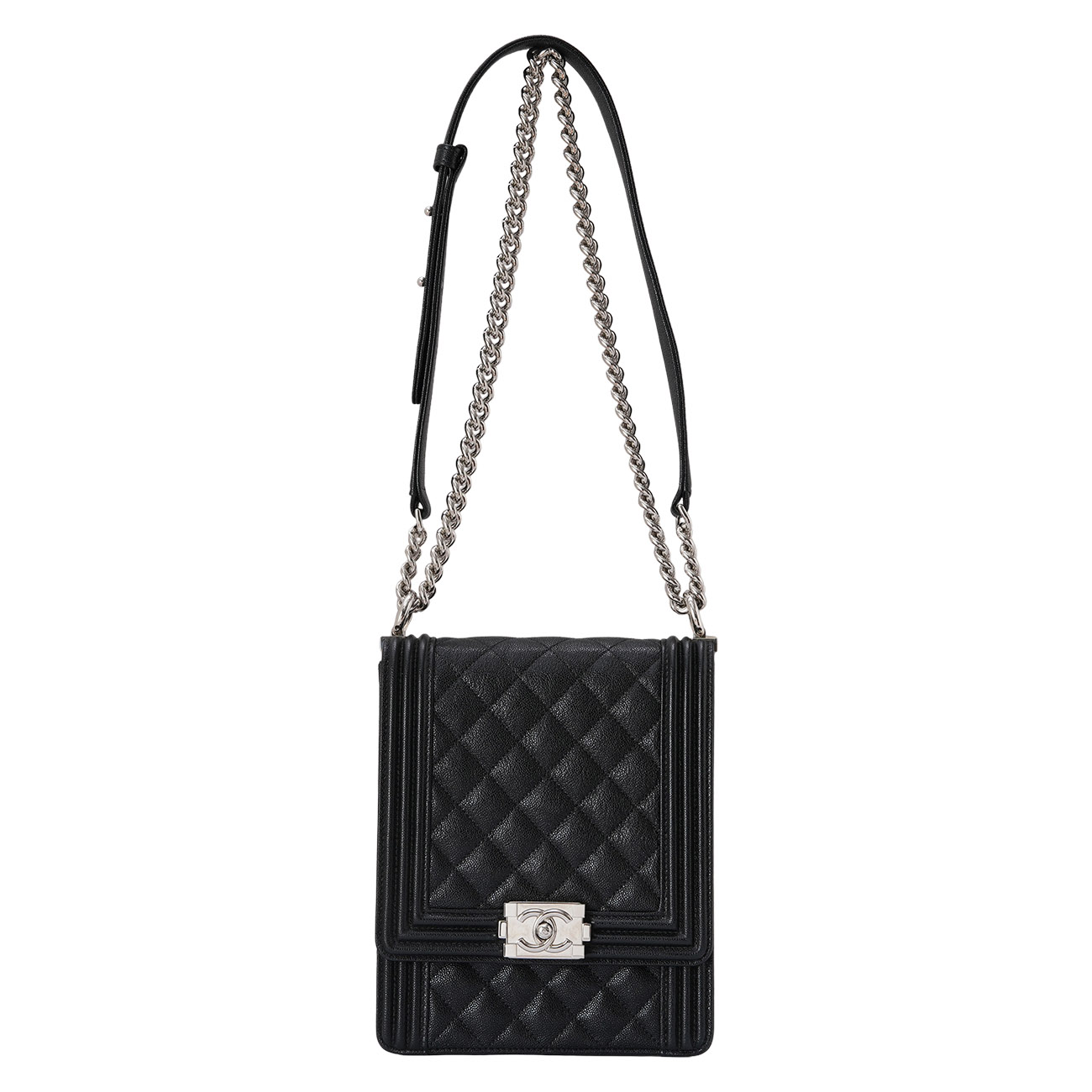 CHANEL(USED)샤넬 캐비어 보이샤넬 사첼백