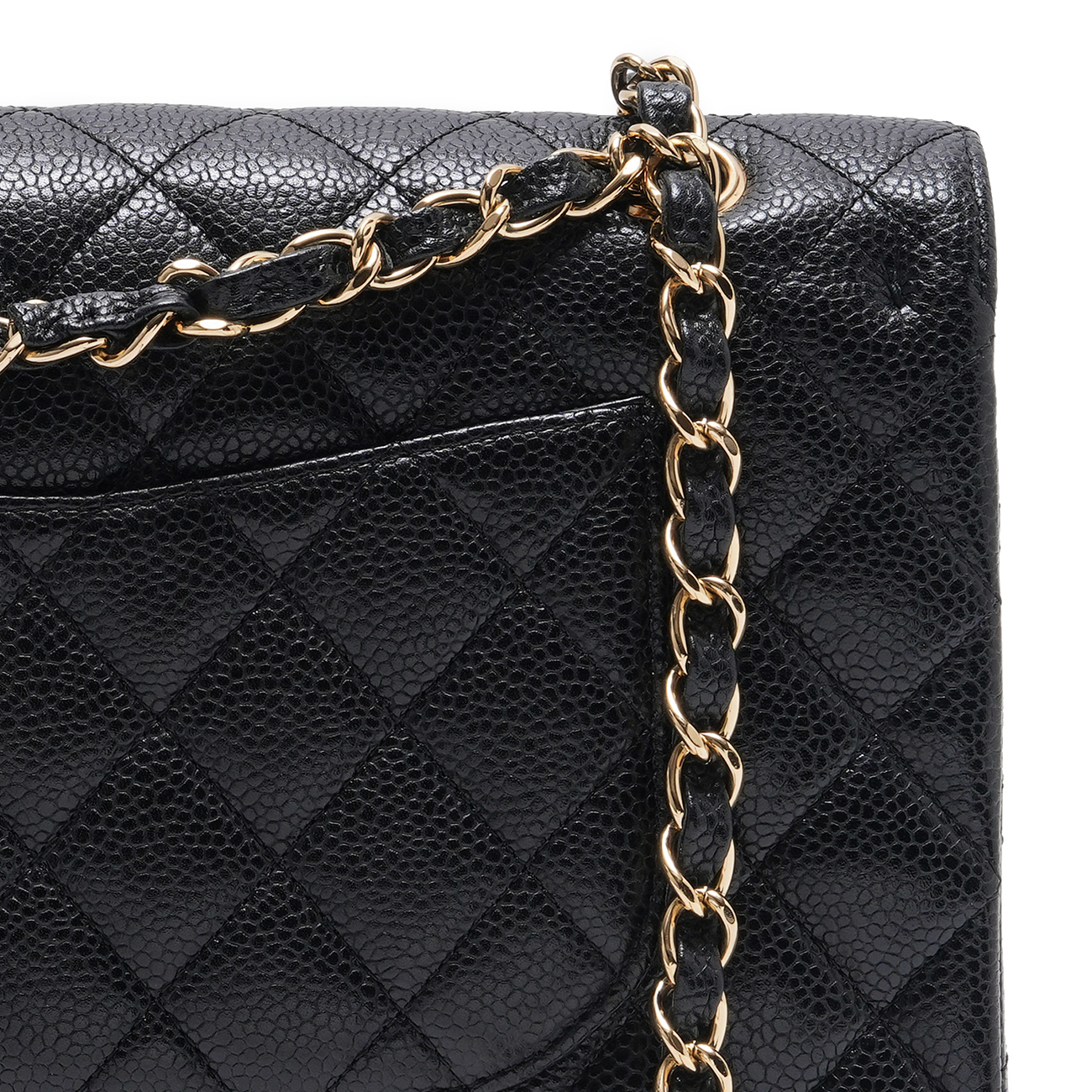 CHANEL(USED)샤넬  캐비어 클래식 미듐 플랩백