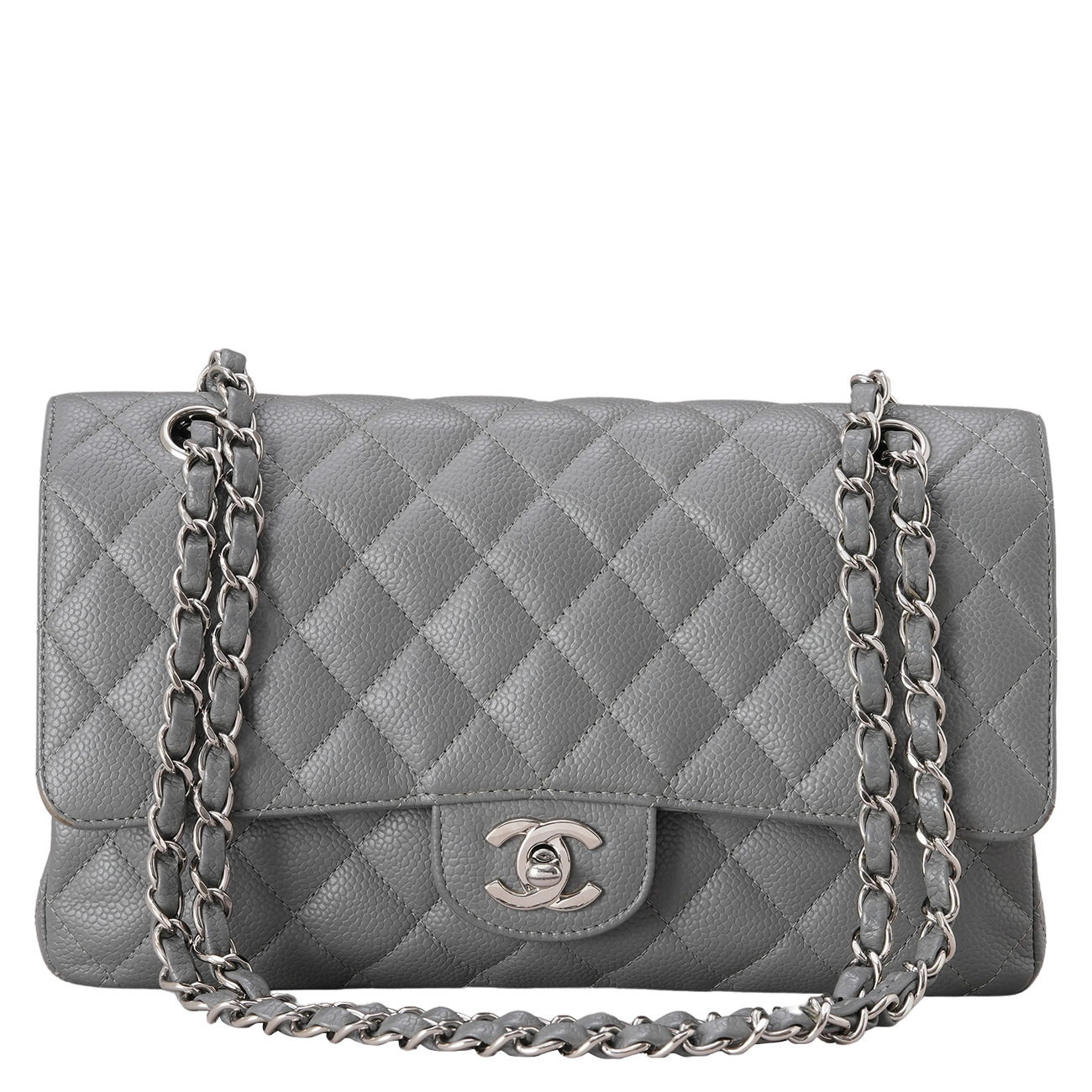 CHANEL(USED)샤넬 캐비어 클래식 미듐 플랩백
