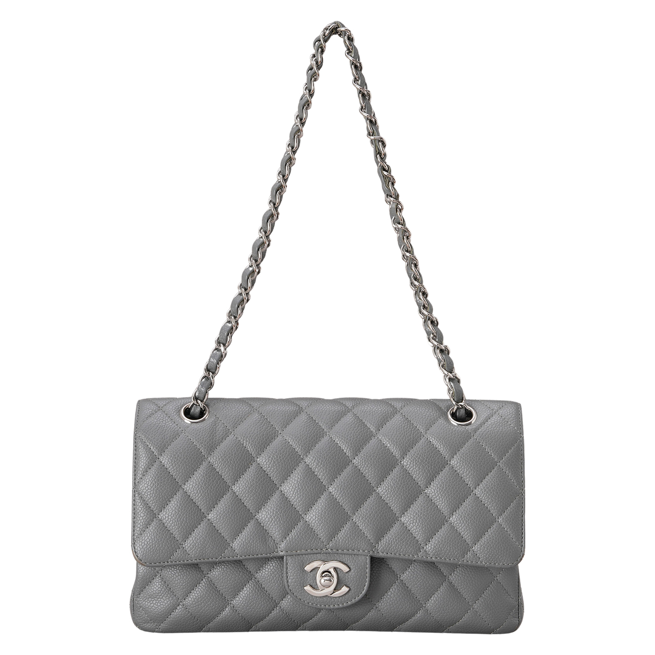 CHANEL(USED)샤넬 캐비어 클래식 미듐 플랩백
