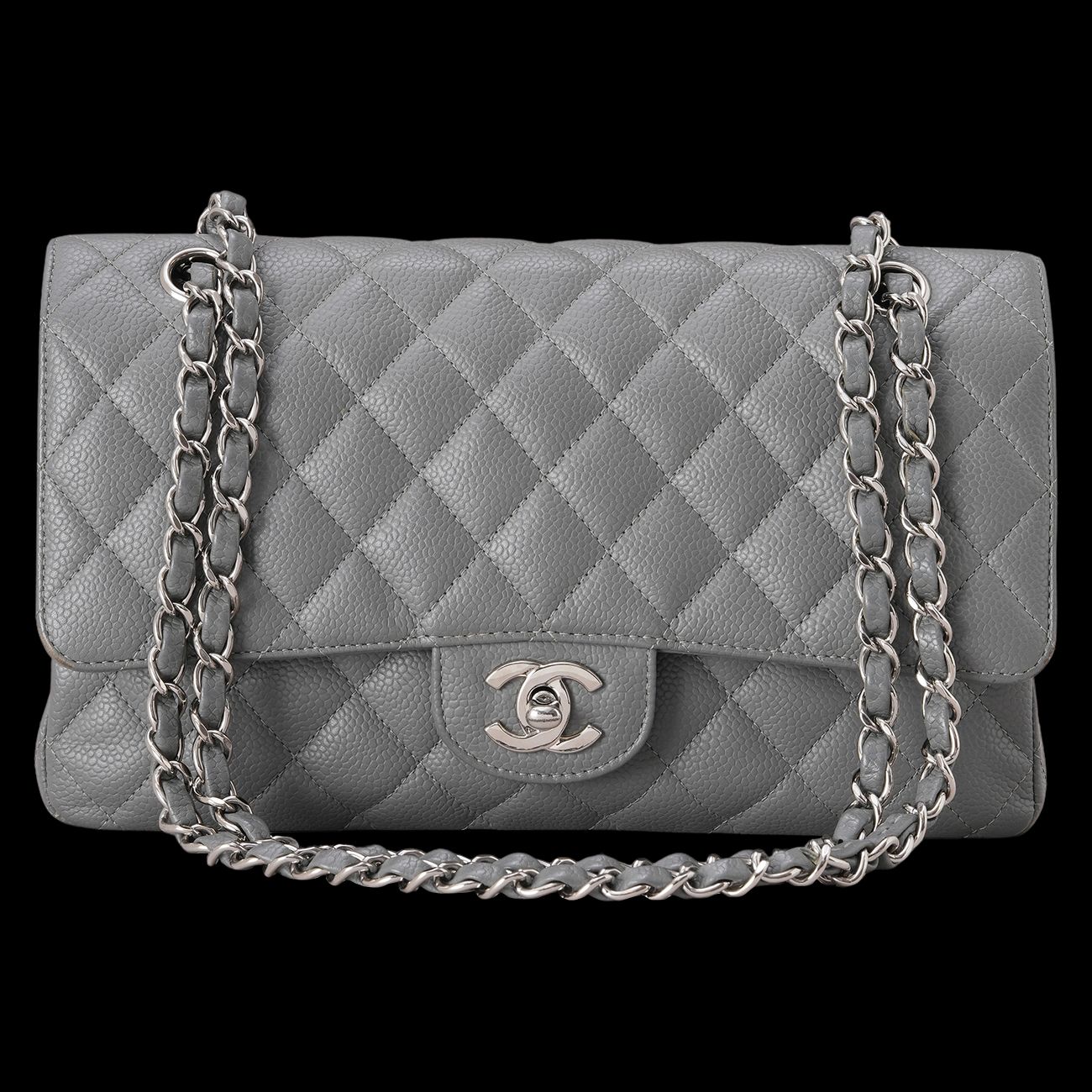 CHANEL(USED)샤넬 캐비어 클래식 미듐 플랩백