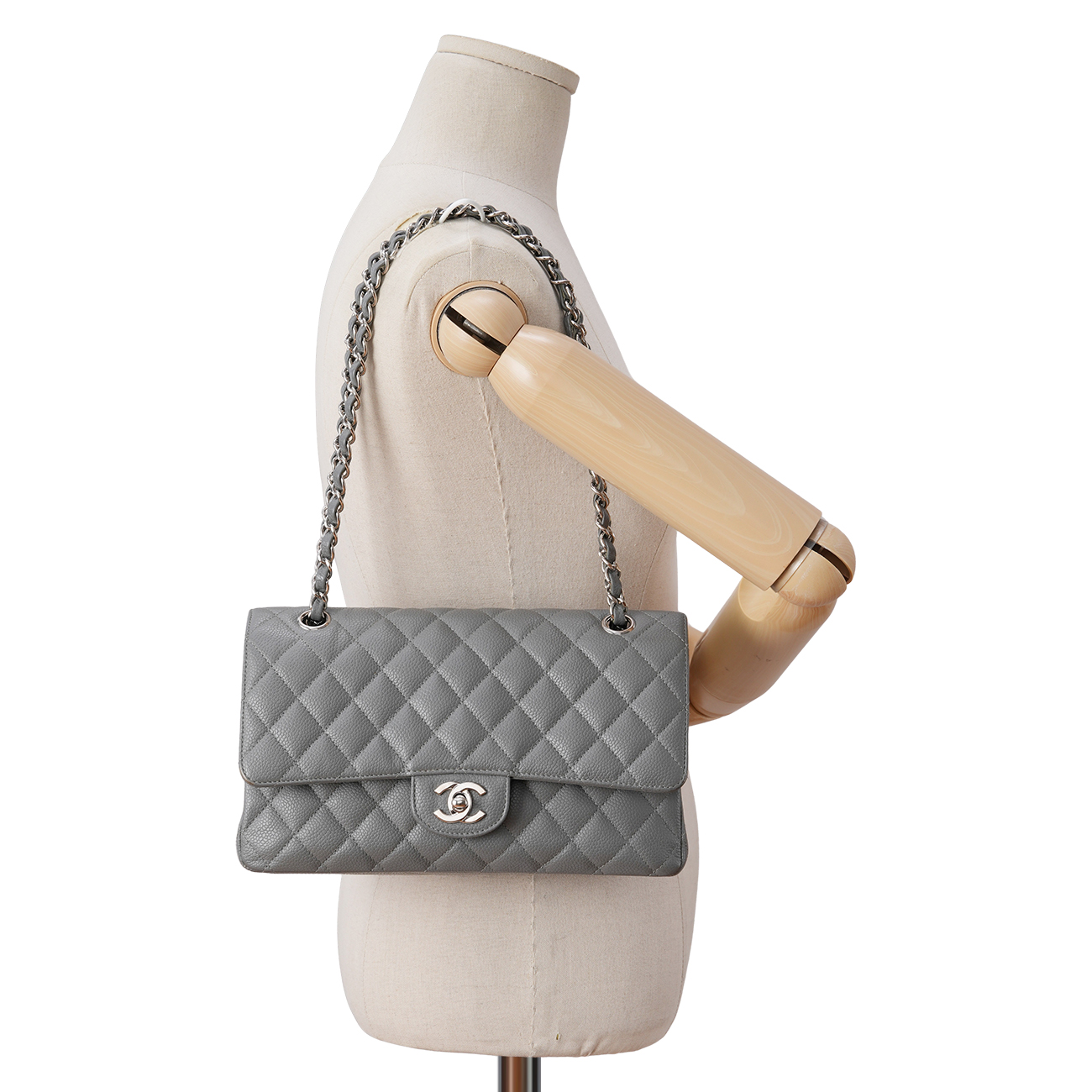 CHANEL(USED)샤넬 캐비어 클래식 미듐 플랩백