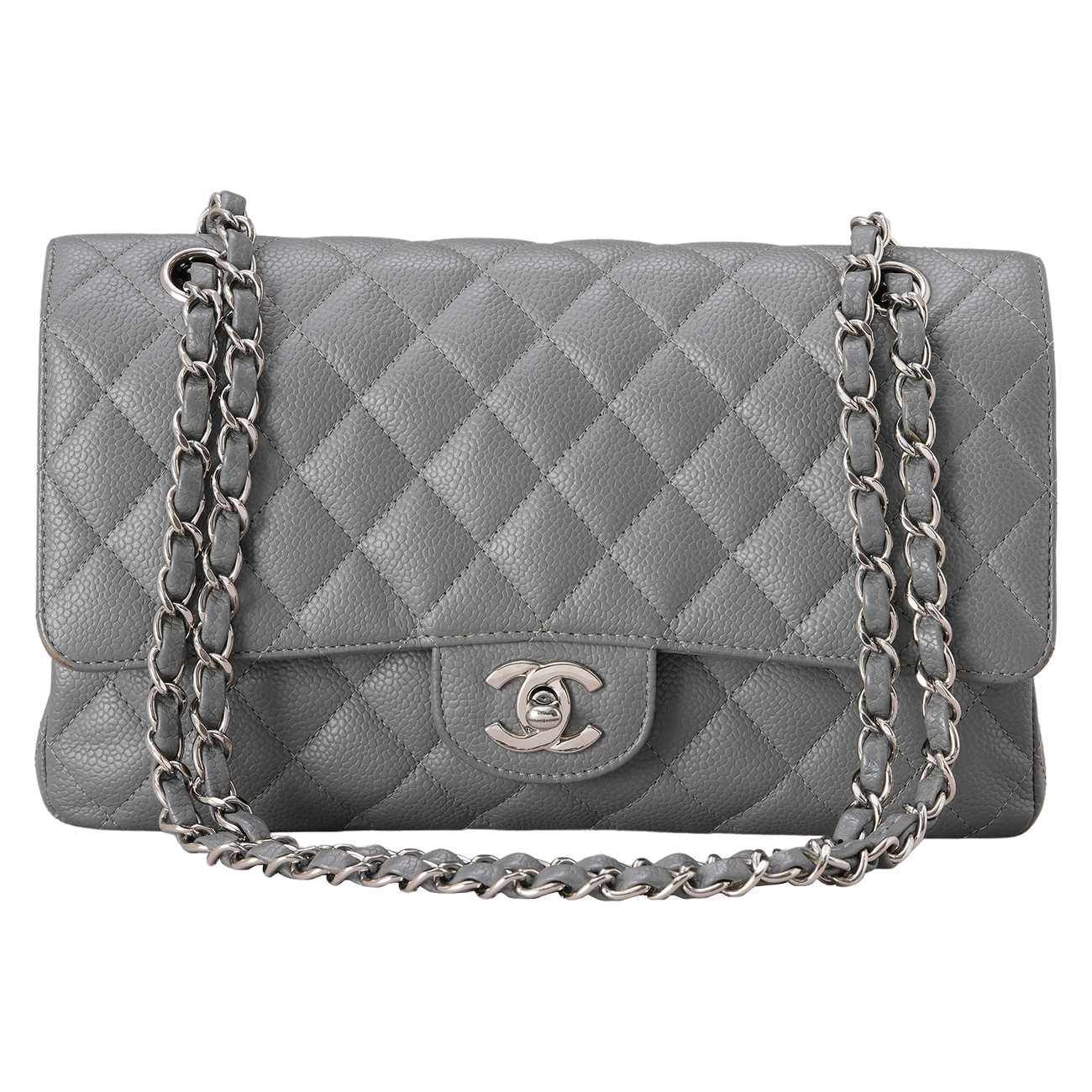 CHANEL(USED)샤넬 캐비어 클래식 미듐 플랩백