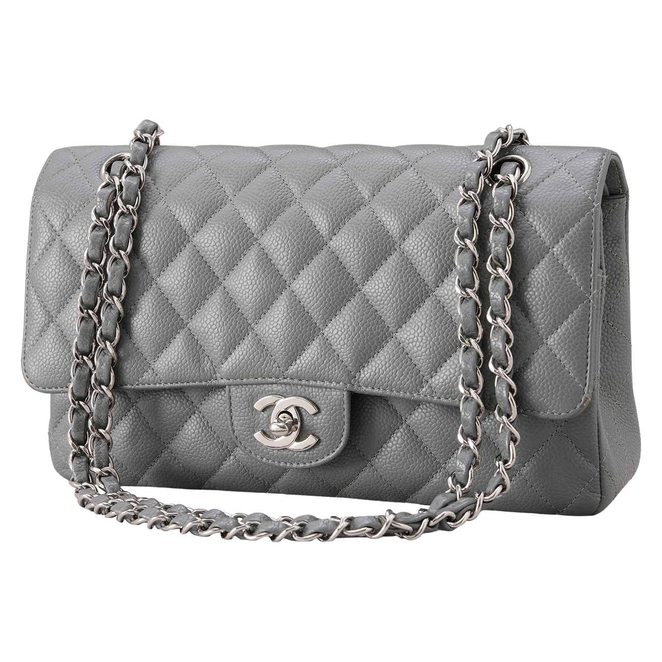 CHANEL(USED)샤넬 캐비어 클래식 미듐 플랩백