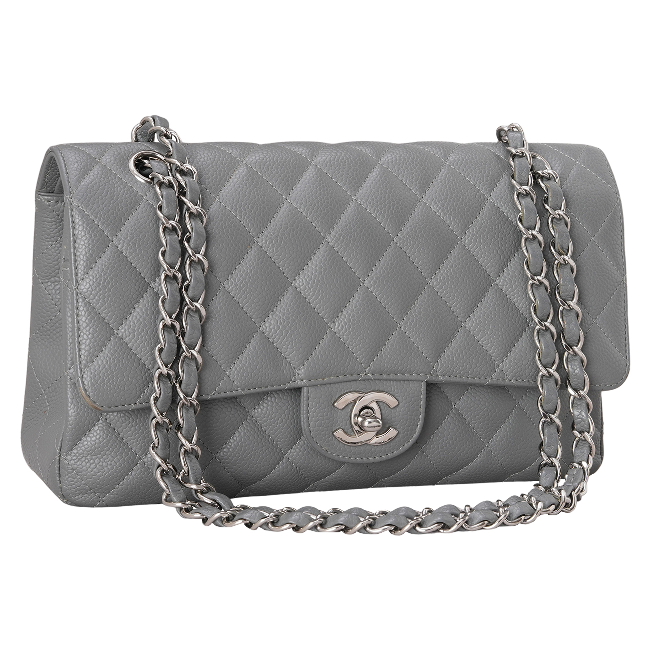 CHANEL(USED)샤넬 캐비어 클래식 미듐 플랩백