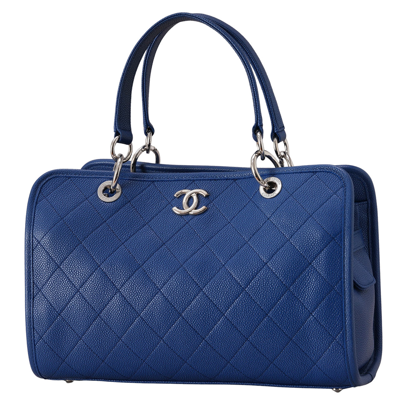 CHANEL(USED)샤넬 시즌 캐비어 CC 토트겸 숄더백