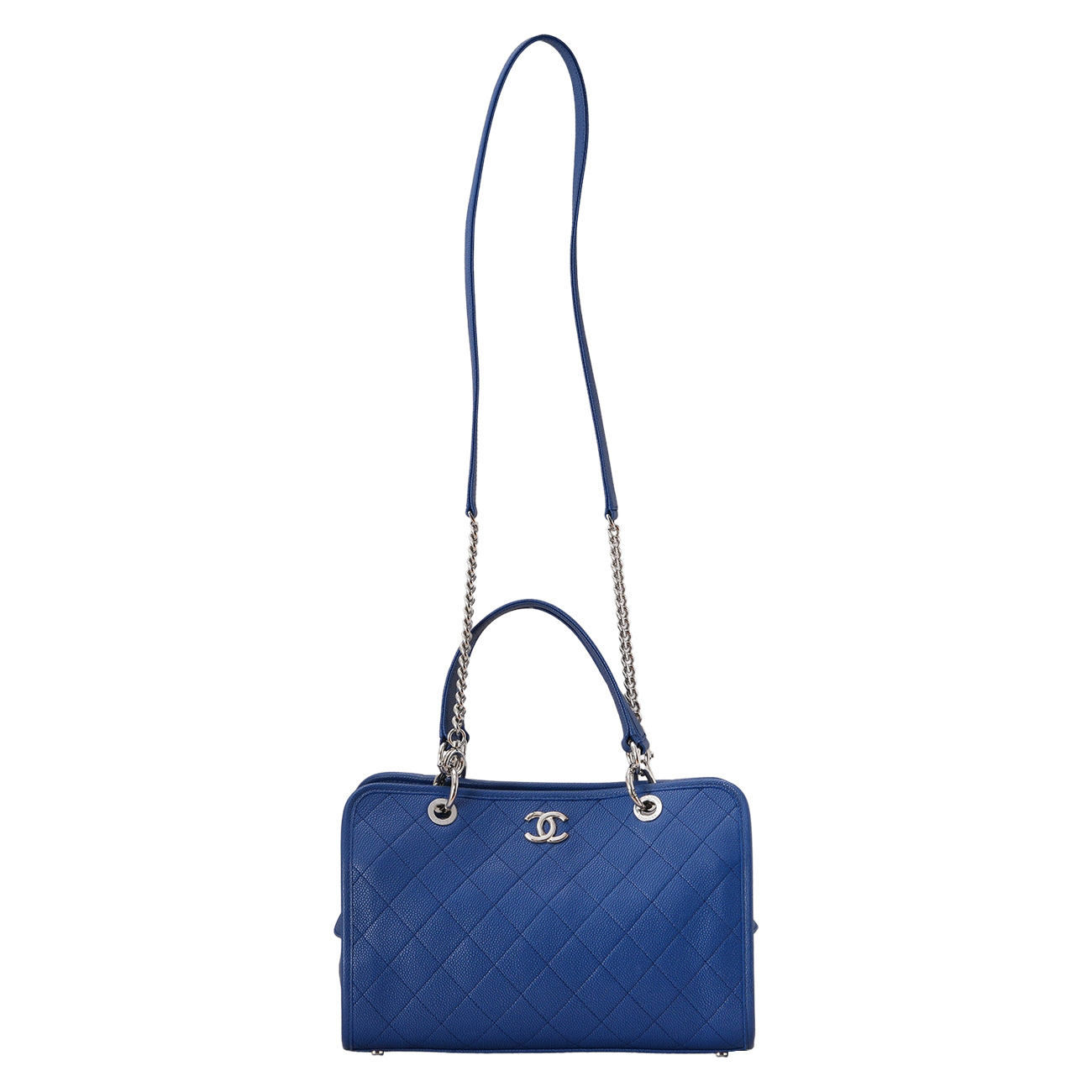 CHANEL(USED)샤넬 시즌 캐비어 CC 토트겸 숄더백