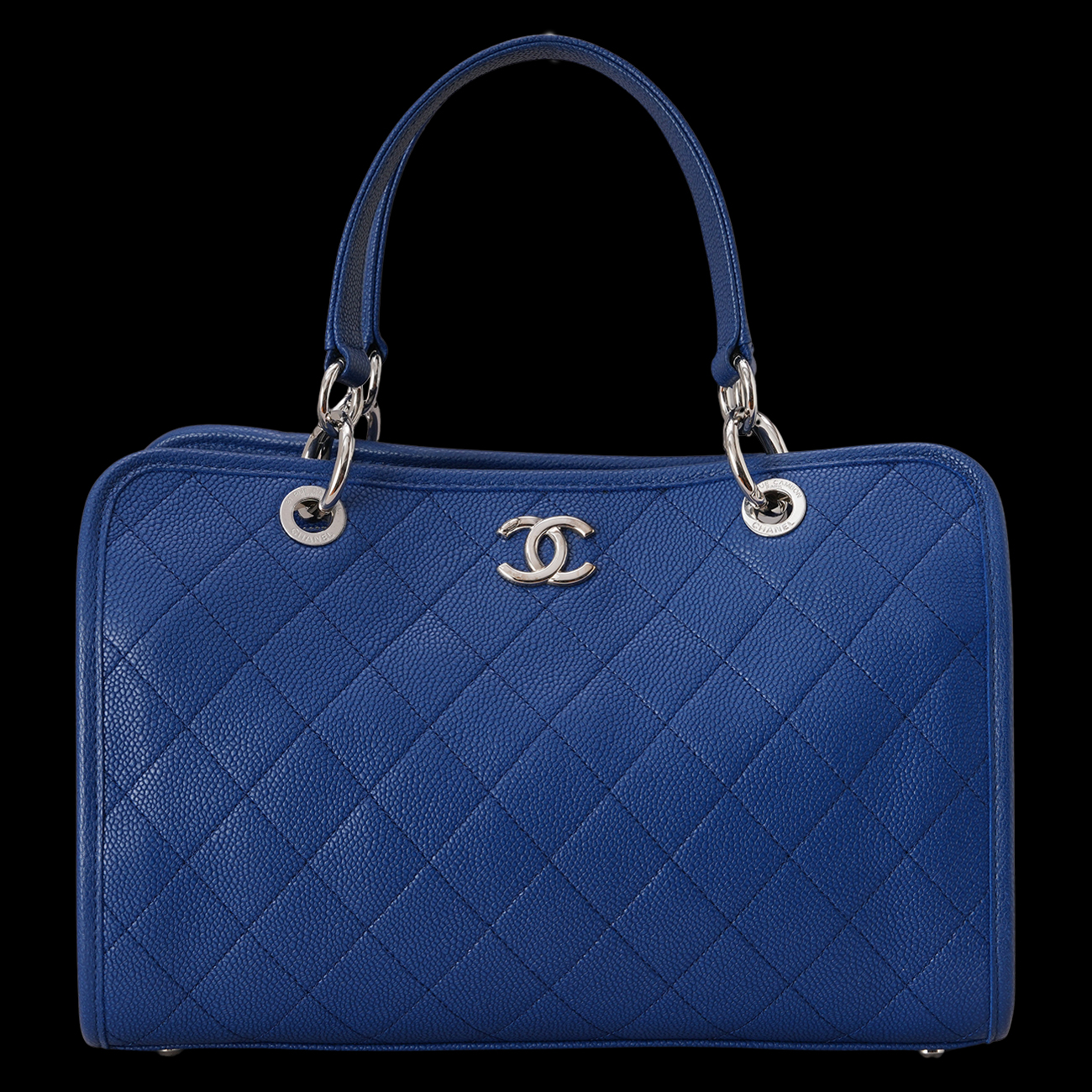 CHANEL(USED)샤넬 시즌 캐비어 CC 토트겸 숄더백