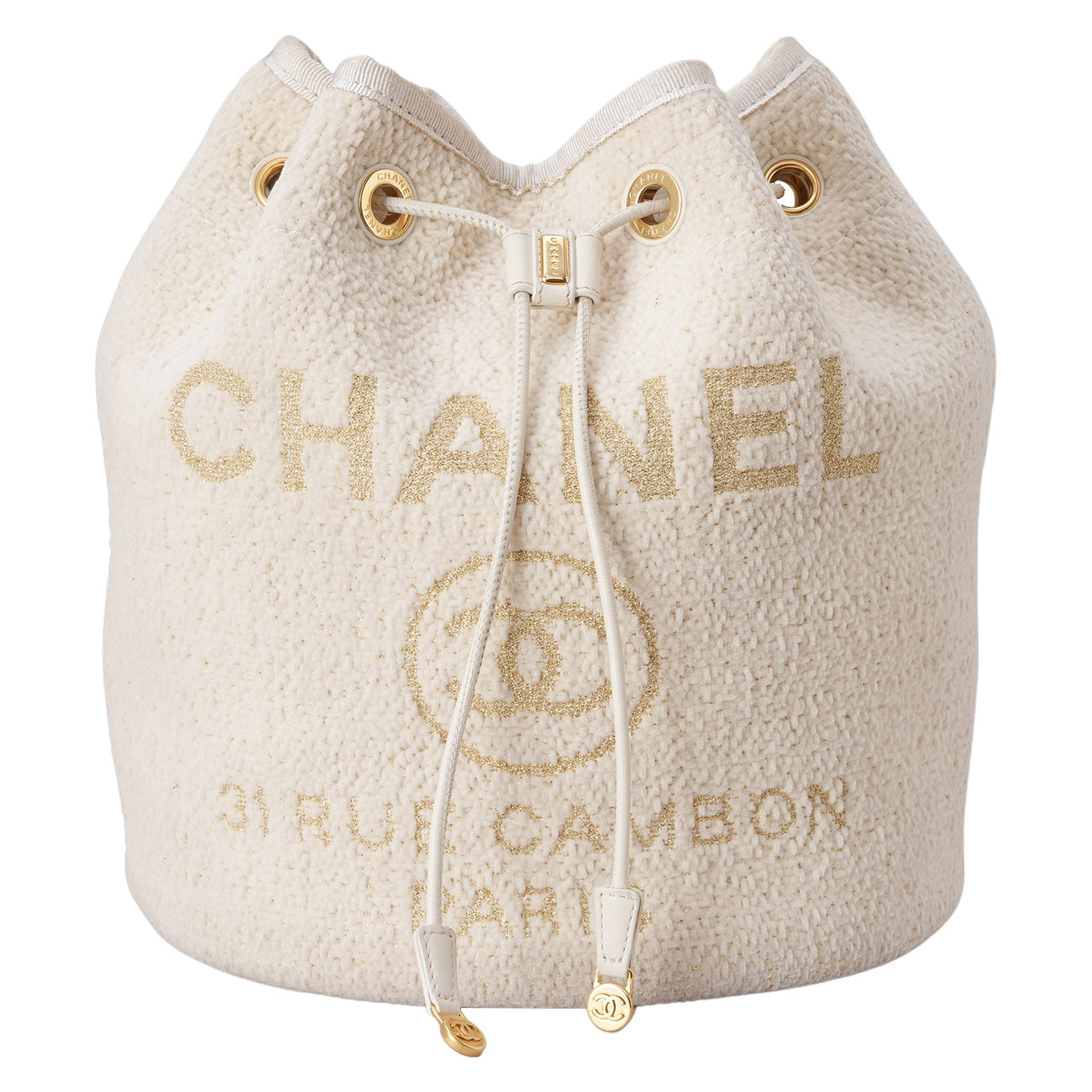 CHANEL(USED)샤넬 시즌 드로스트링 숄더백