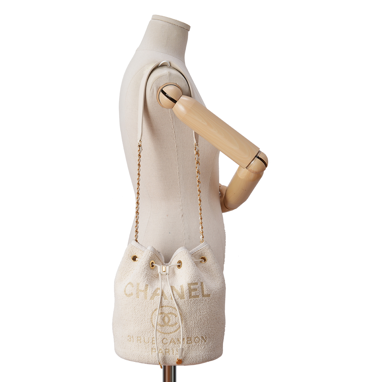 CHANEL(USED)샤넬 시즌 드로스트링 숄더백