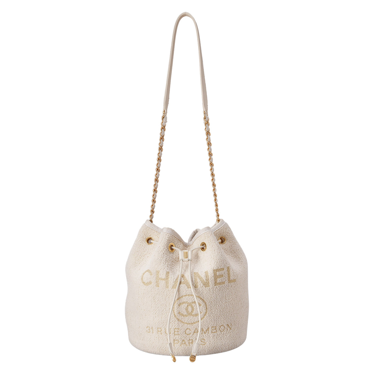 CHANEL(USED)샤넬 시즌 드로스트링 숄더백