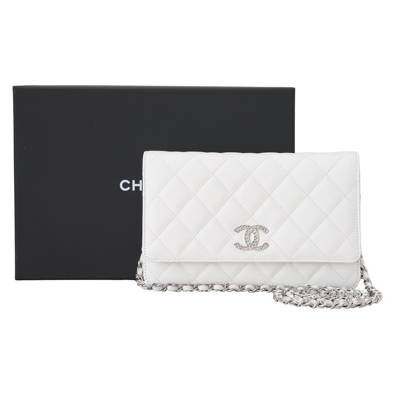 CHANEL(USED)샤넬 AP3825 시즌 COCO 로고 클래식 WOC
