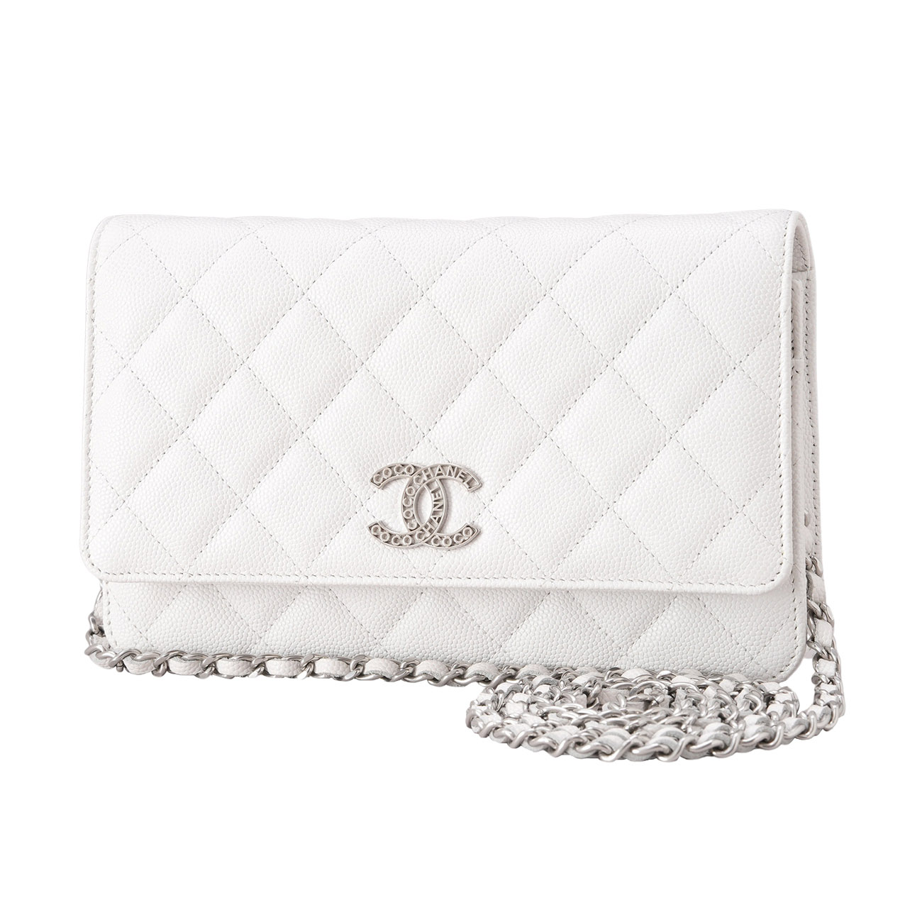 CHANEL(USED)샤넬 AP3825 시즌 COCO 로고 클래식 WOC