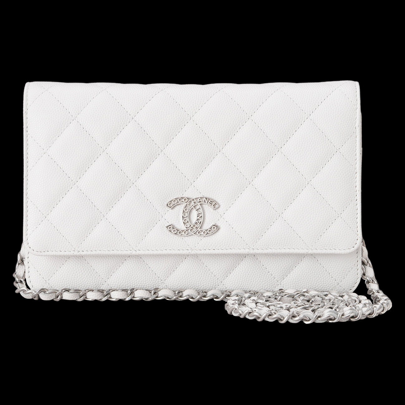 CHANEL(USED)샤넬 AP3825 시즌 COCO 로고 클래식 WOC